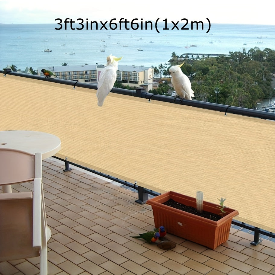 Balcony Privacy Screen Fence Cover UV Protection Shield Outdoor Fencing Net
