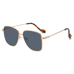 Ombre Lens Sunglasses Square Frame Glasses UV400