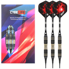 Cyeelife 3pcs Soft Tip Copper Darts Professional Darts For Training