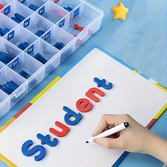 55-Piece Spelling Tool Set for Kids: Uppercase & Lowercase Letters