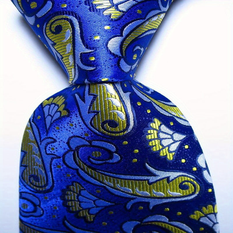 Men's Paisley Necktie Classic Printed Business Party Tie