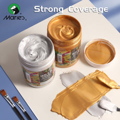 Professional Golden Acrylic Paint Metallic Colors 500ml