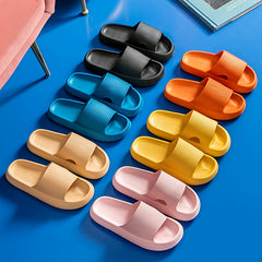 Cloud Slides Slipper Bathroom Non Slip Soft Sole Indoor & Outdoor Couple Shoes
