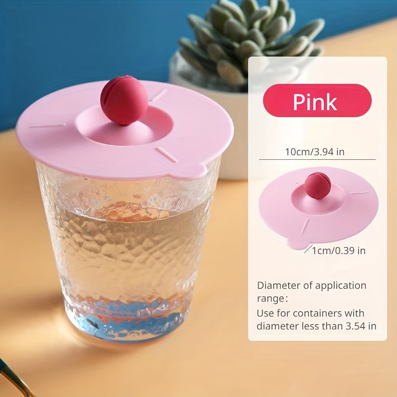 Silicone Cup Lids Anti dust Mug Covers Reusable Water Cup Lids