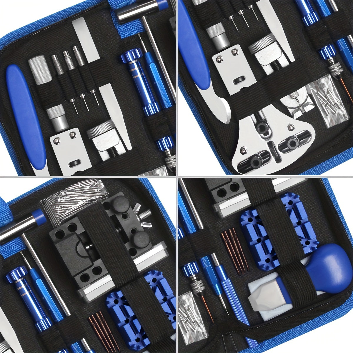 185pcs Watch Repair Kit Professional Tool Set with Portable Box