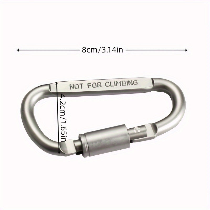 Backpack Carabiner Keychain D-ring Snap Clip x10 Outdoor Camping Hiking Tools