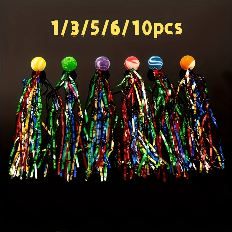 Colorful Streamer Pop Ball Fun Toy Parent Kid Interactive Surprise Gift