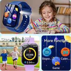 SIMSONFIT Kids Smart Watch Educational Games Racing Puzzle Calculator Flash