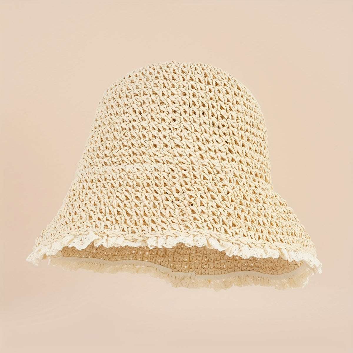 Lace Bucket Hat All-match Large Brim Sun Hat