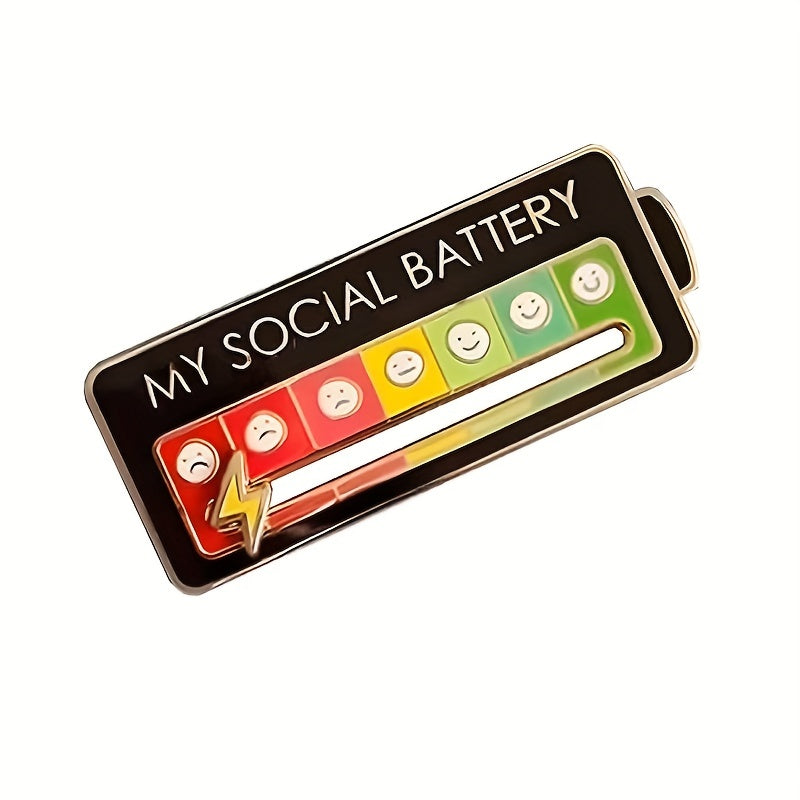 Emotional 7 Days a Week Enamel Pin