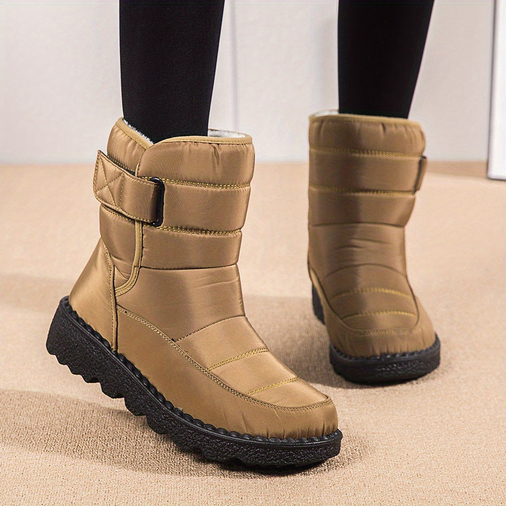 Women's Waterproof Ankle Boots Plush Inner Thermal Snow Boots