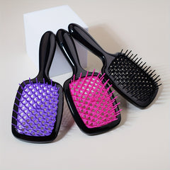 Heart Shaped Detangling Hair Brush Wet & Dry Use Easy to Clean Travel Friendly