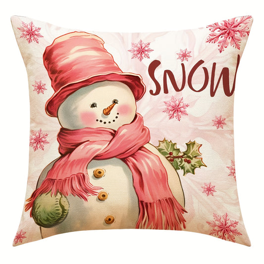 Christmas Throw Pillow Cover for Home Decor - No Insert
