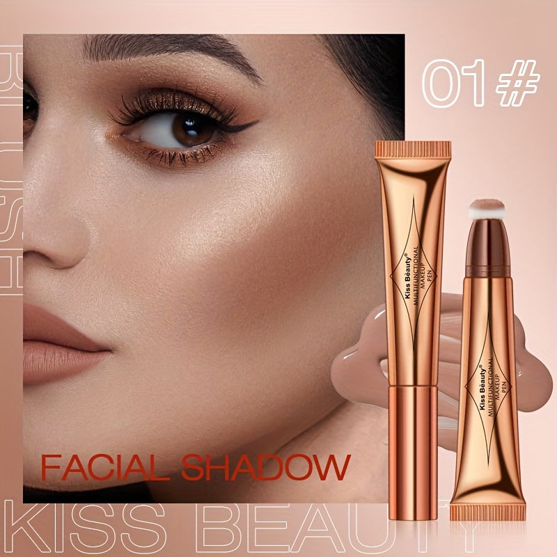 3-in-1 Makeup Pen: Glitter Contouring Highlight Blush & Moisturizing Cream