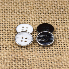 10PCS Resin Bag Copper Four Eyes Button Shirt Suit Uniform Button