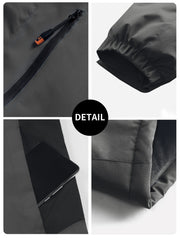 Men's Warm Fleece Jacket With Pockets Zip Up Long Sleeve