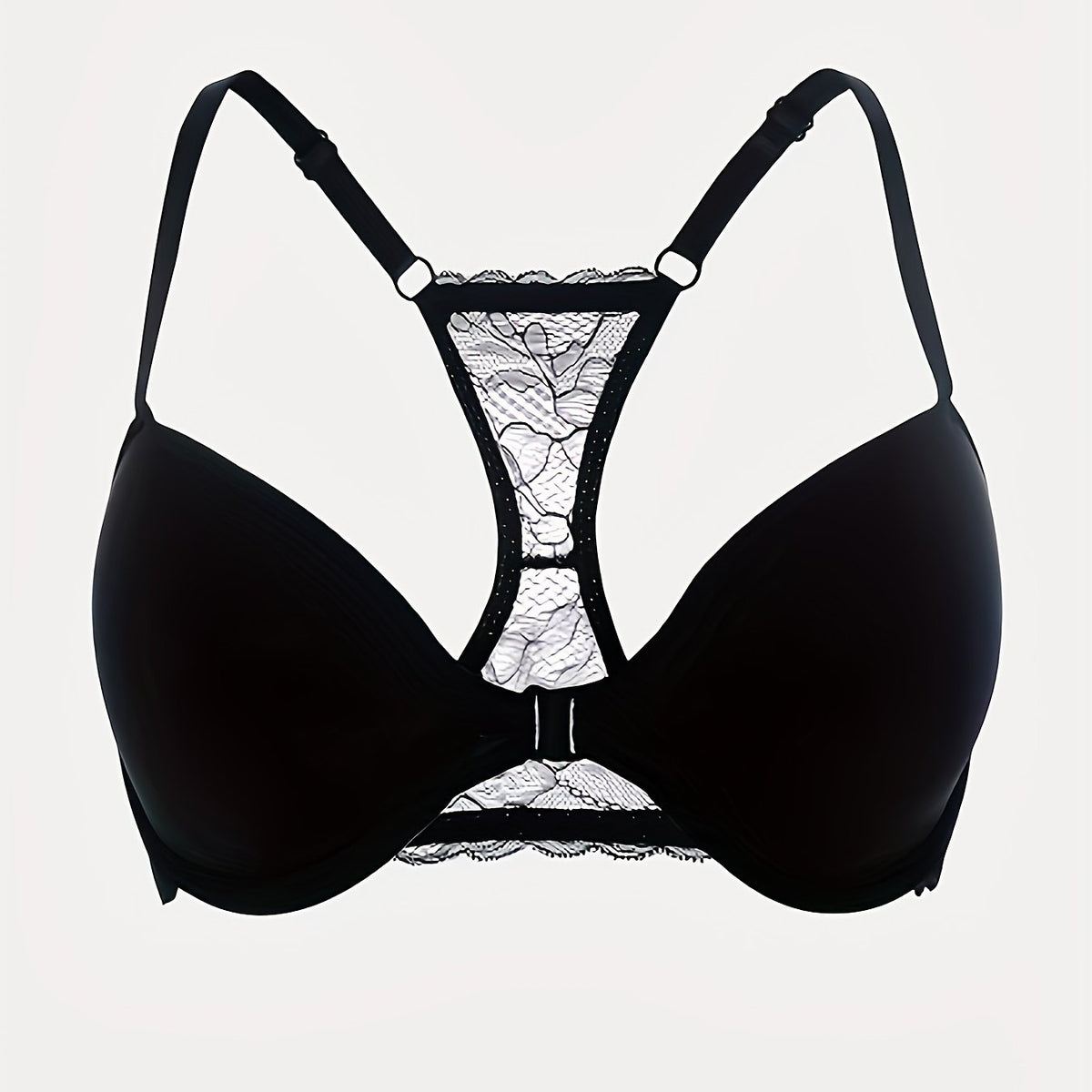 Lace T-Shirt Bra Front Buckle Push Up Bra