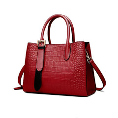 Leather Commuting Bag Crossbody Briefcase Women's Shoulder Bag