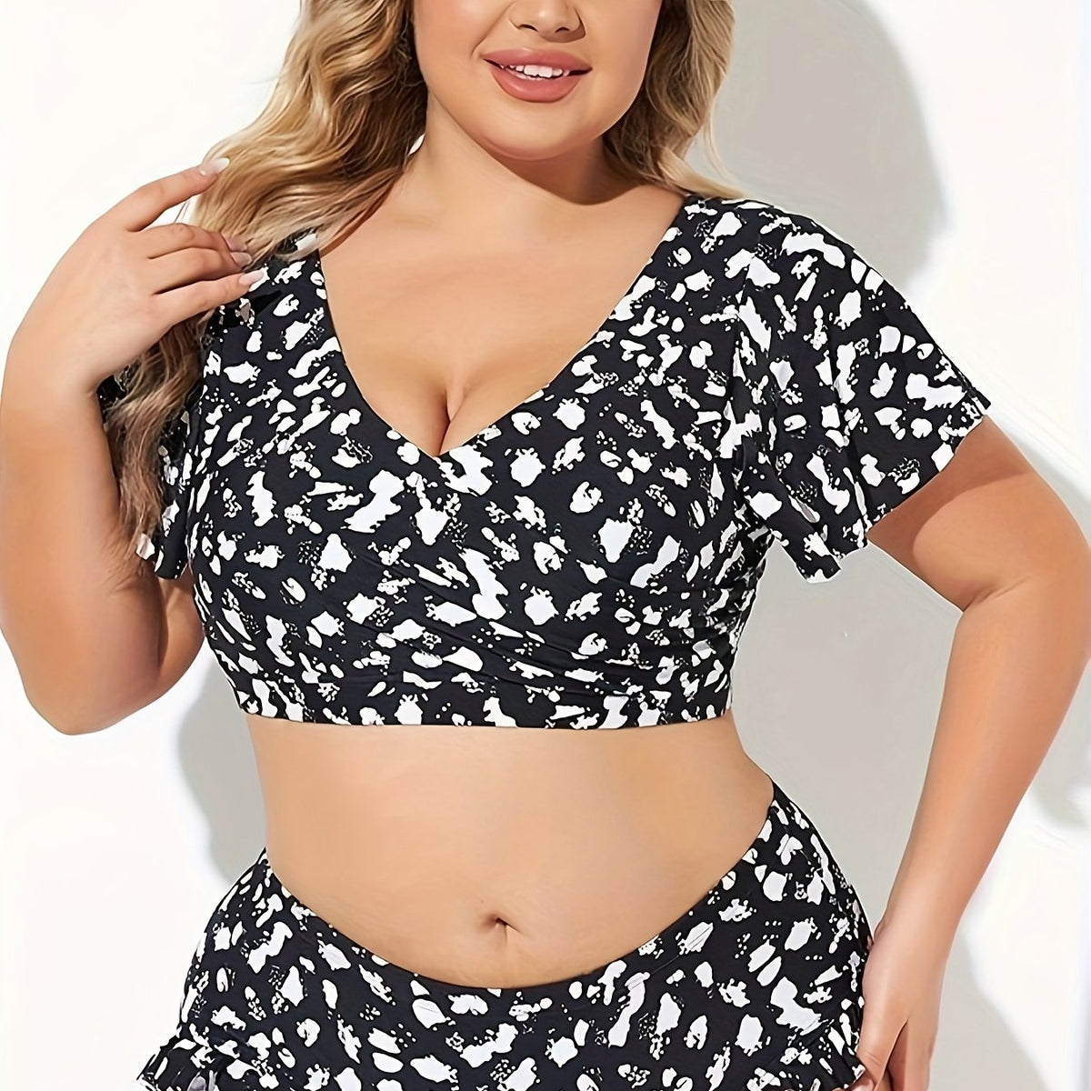  Leopard Print Bikini Set