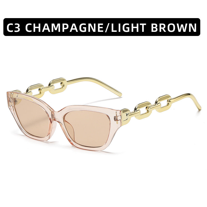 Narrow Square Sunglasses Unisex Hip Hop Sun Glasses