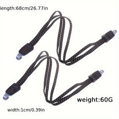 5pcs Bike Luggage Fixed Strap, Plastic Hook, M