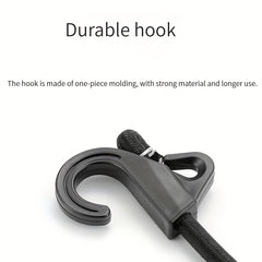 1pc Elastic Recreational Strap With Double Hook for Camping Storage