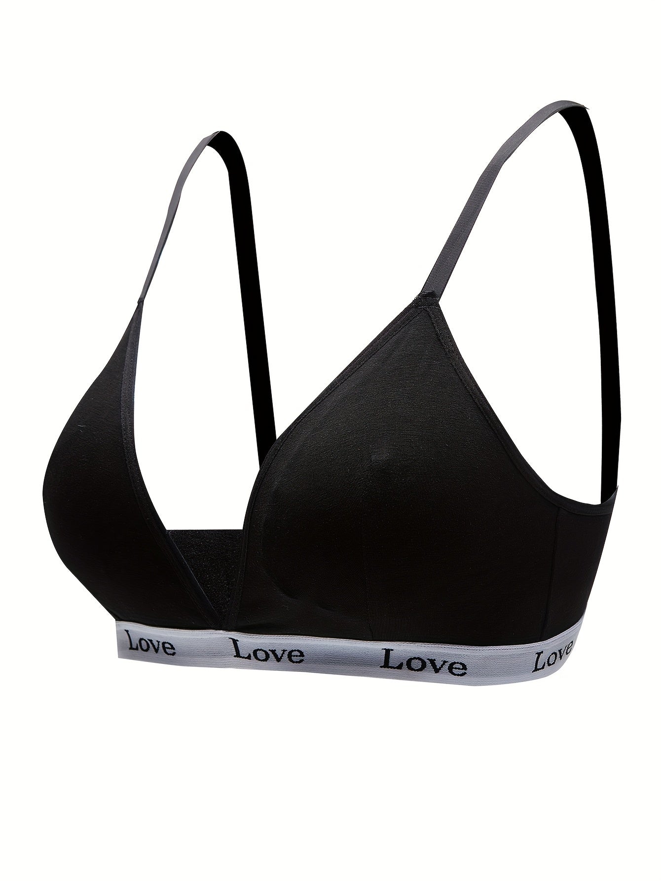 Letter Print Yoga Bra Workout Sports Bra Women's Activewear