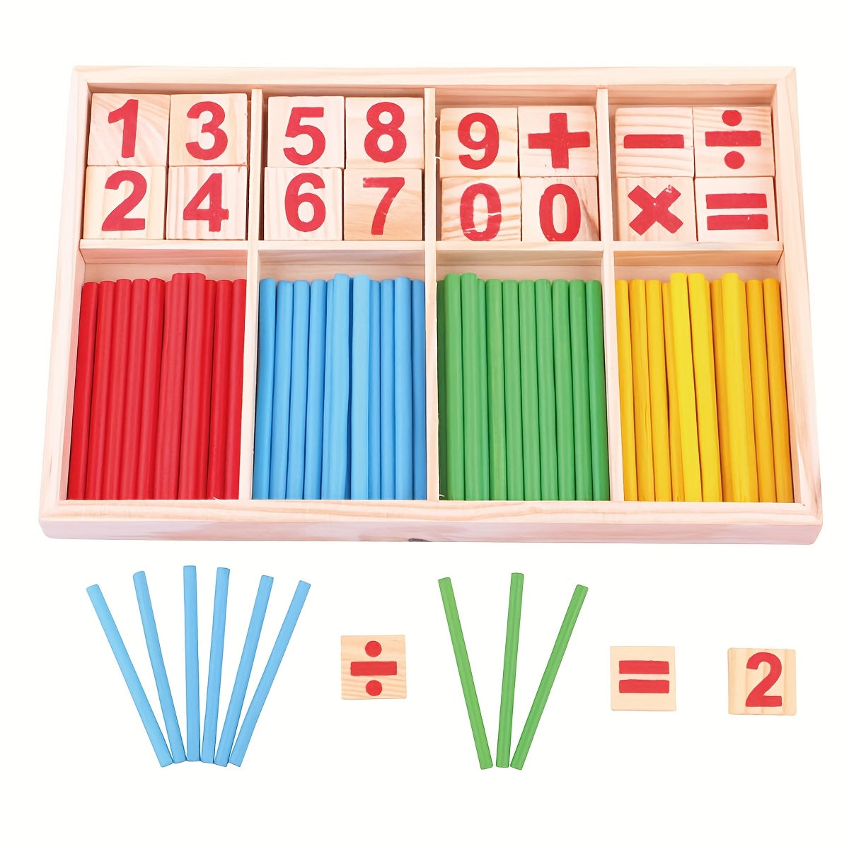 Counting Sticks Math Learning Set for Kids