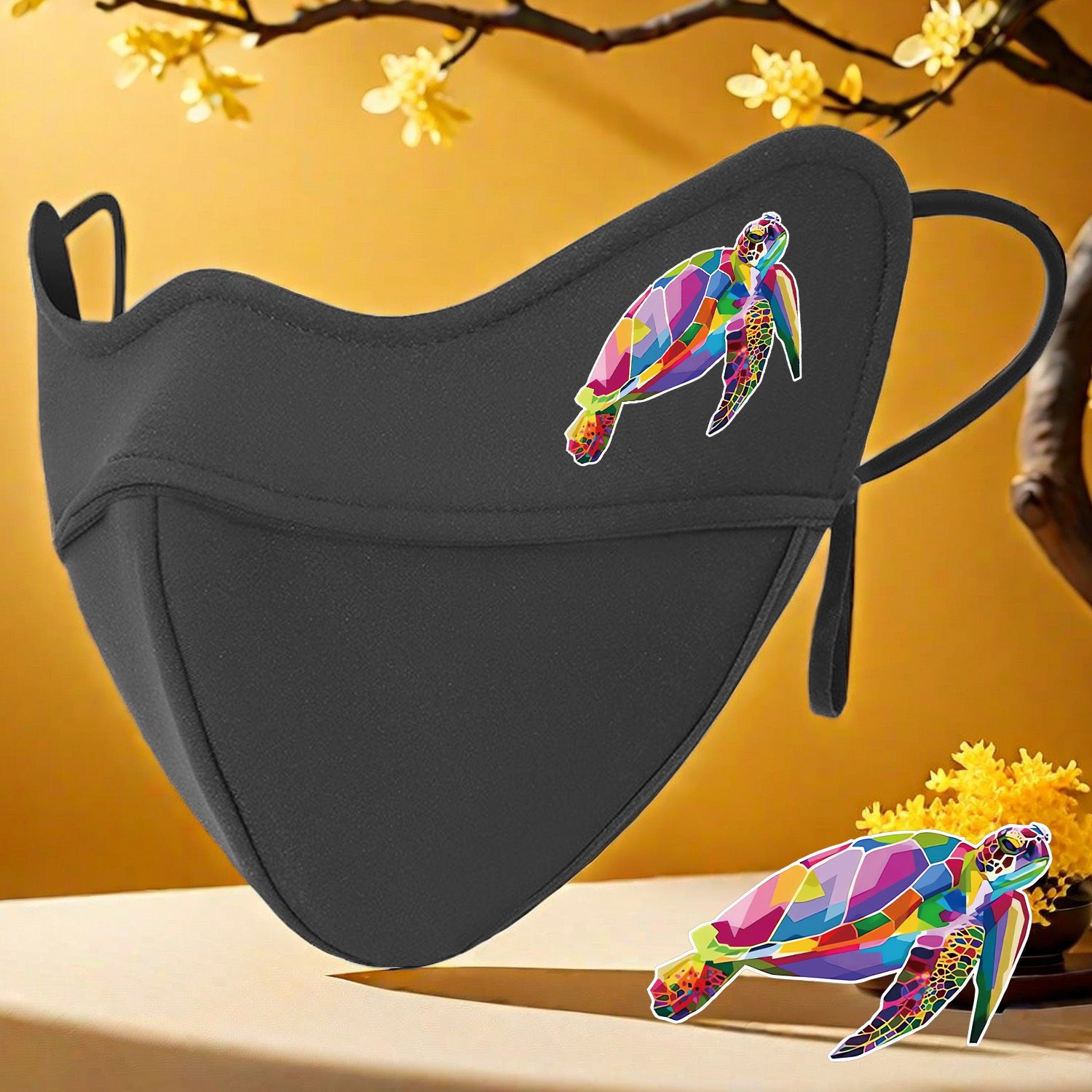 5D Turtle Pattern Warm Mask - Cold Proof & Windproof