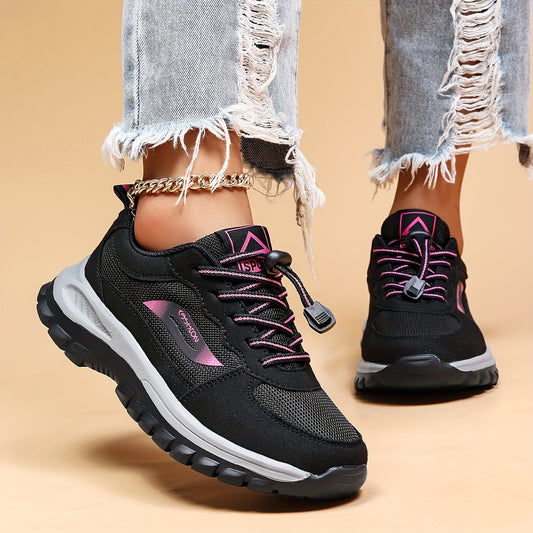 Thick Sole Sneakers Lightweight Mesh Running Shoes