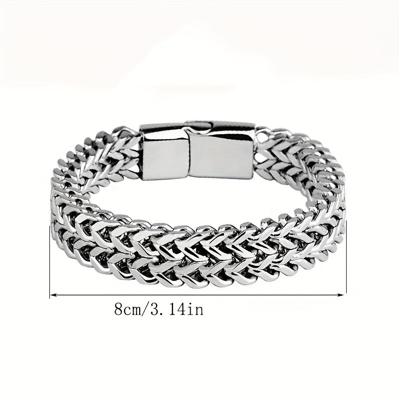 Hip Hop Titanium Steel Thick Version Street Trendsetter Men Bracelet