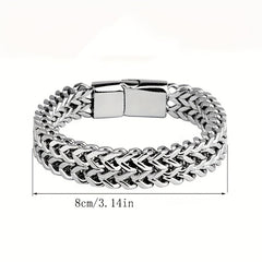 Hip Hop Titanium Steel Thick Version Street Trendsetter Men Bracelet