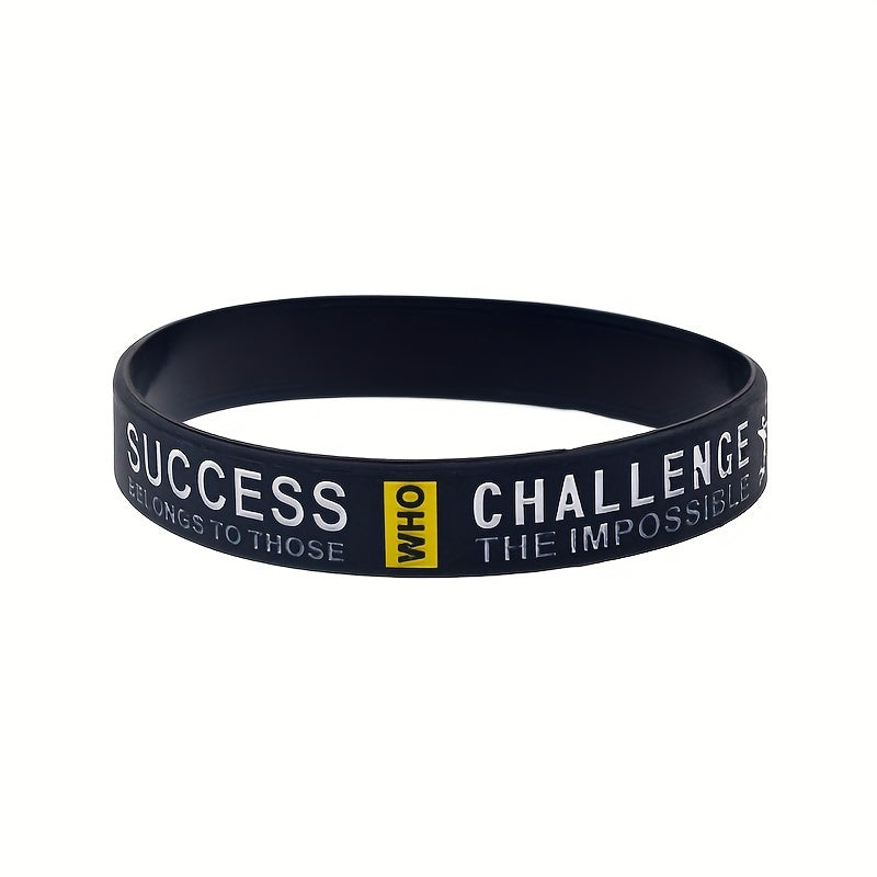 3 Pcs Volleyball Bracelet Inspirational Silicone Wristband for Fans