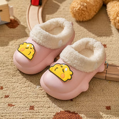 Boys Duck Winter Slipper Soft Soled Anti-slip Thermal