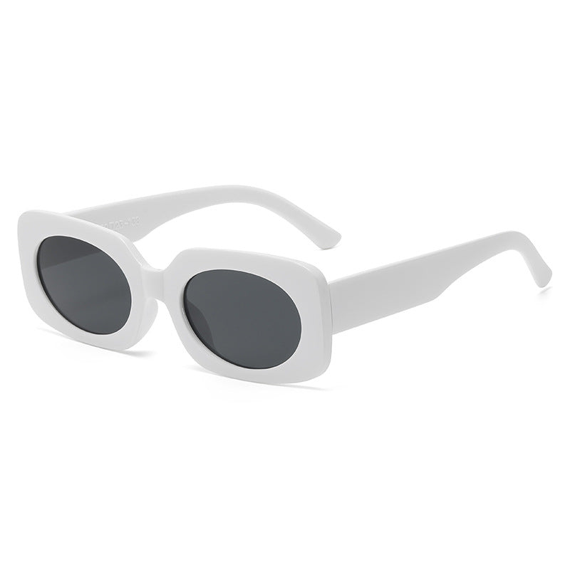 Colorful Rectangle Sunglasses UV400 Protection Square Shades