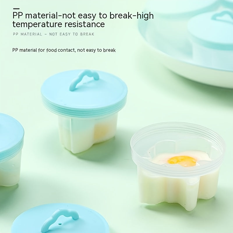 Cartoon Egg Poacher With Lid Kitchen Gadget