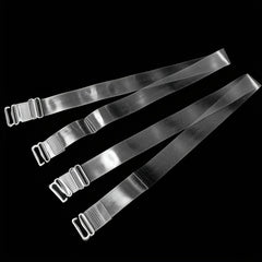6pcs Transparent Shoulder Straps Invisible Adjustable Underwear Straps