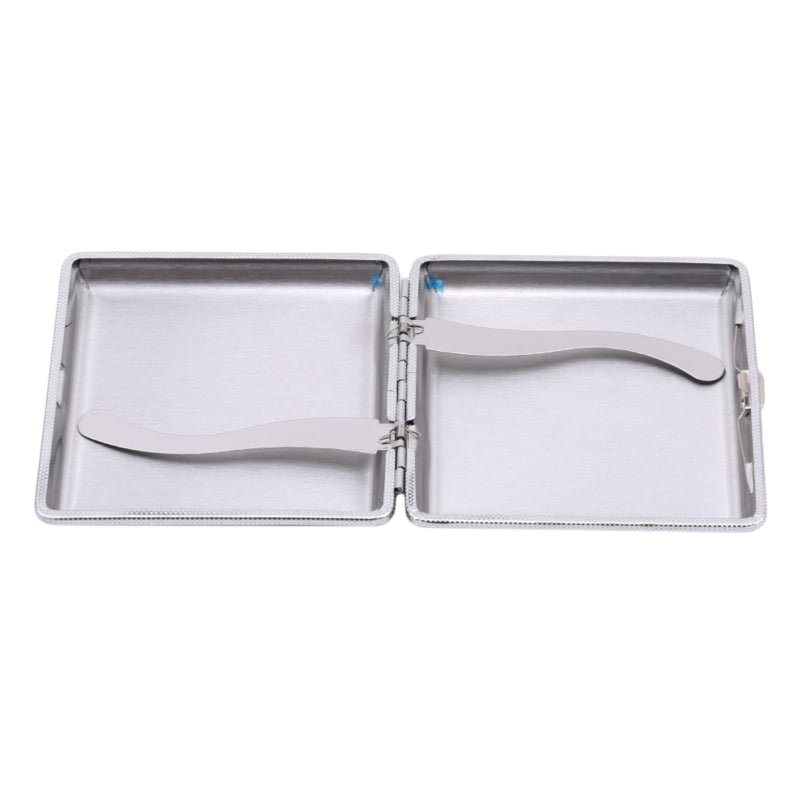 Vintage Leather Cigarette Case Double Sided Accessory