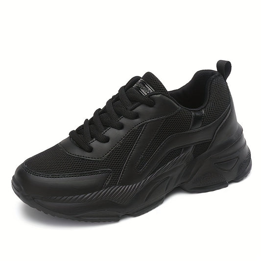 Women's Mesh Breathable Chunky Sneakers Non slip Outdoor Travel Shoes