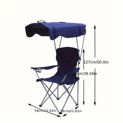 Folding Portable Chair With Shed for Outdoor Camping