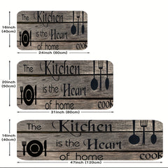 Anti Fatigue Kitchen Mat Slip Resistant Absorbent Runner Rug Washable Floor Mat