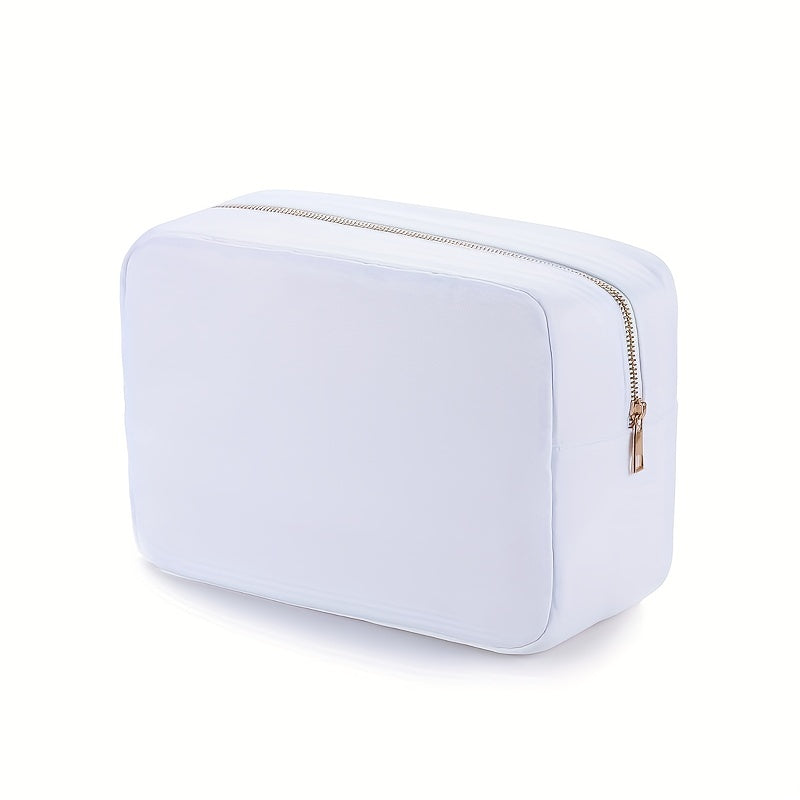 Waterproof Nylon Makeup Bag Travel Cosmetic Organizer Pouch with Zipper