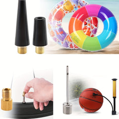 4 piece Ball Pump Needle Set Inflator Kit Nozzle Adapter