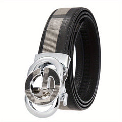 Men's Leather Belt Business Casual Jeans Belt Retro