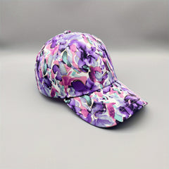 Colorful Flower Graffiti Baseball Cap Sun Hat For Women