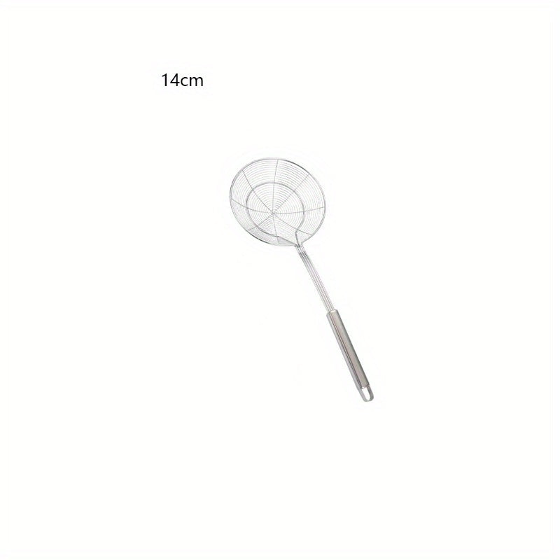 Stainless Steel Wire Skimmer Spoon With Handle Kitchen Spider Strainer