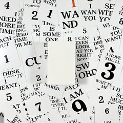 100pcs The Hermit Tarot Card Family Board Game