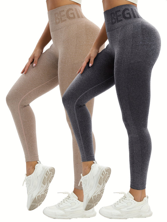 High Waisted Yoga Pants High Stretch Slimming Leggings Women's Activewear