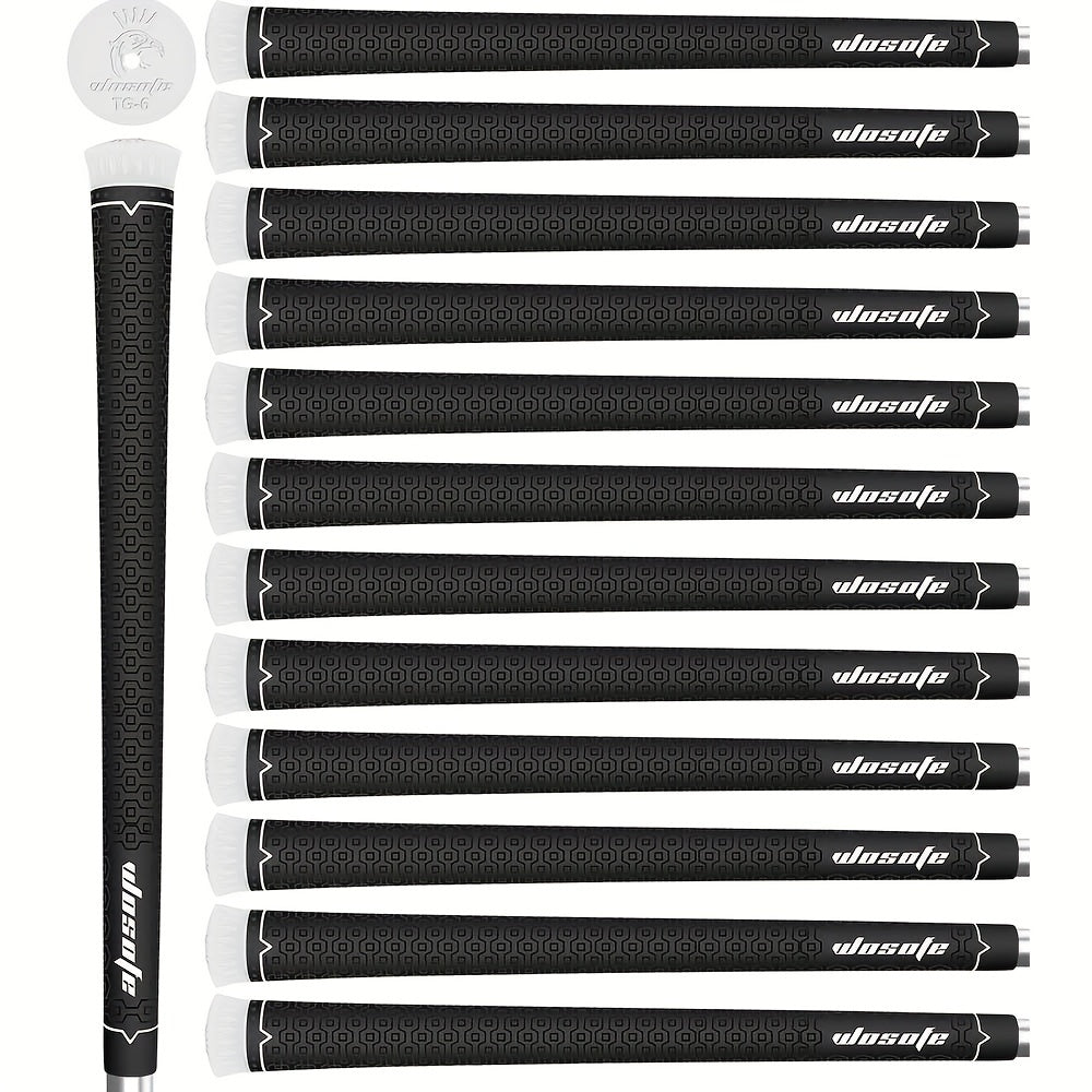 13pcs Anti Slip Rubber Golf Irons Grips Soft Lightweight