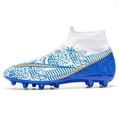 Boy's AG Cleat Football Boots High Top Lace Up Soccer Cleats